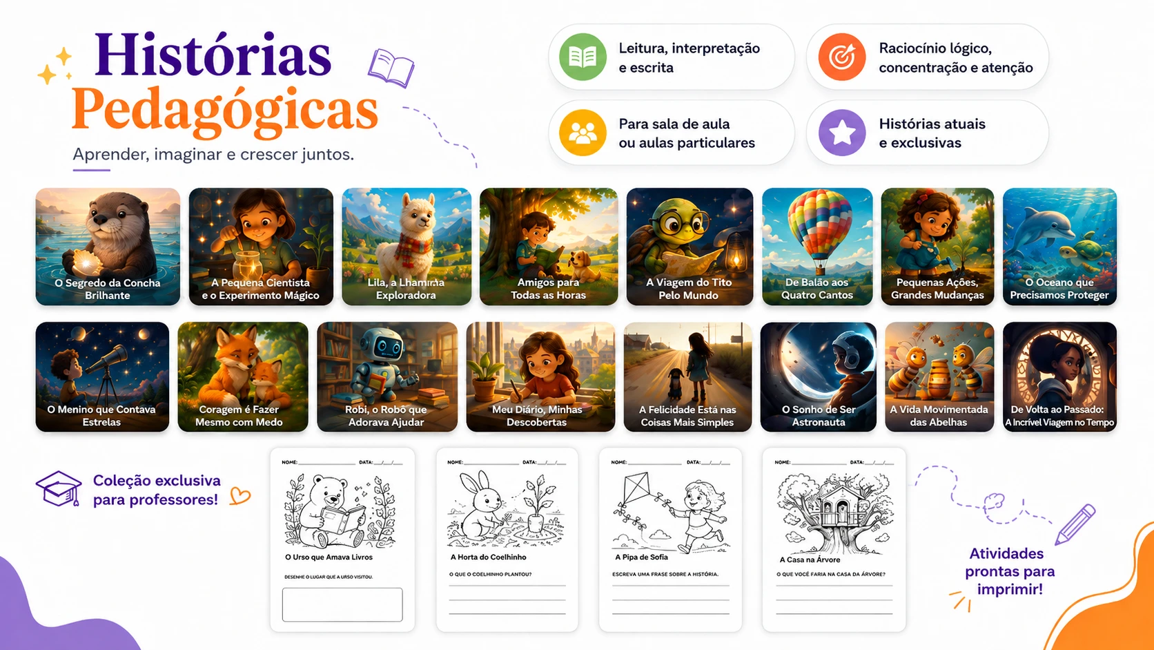 Histórias pedagógicas